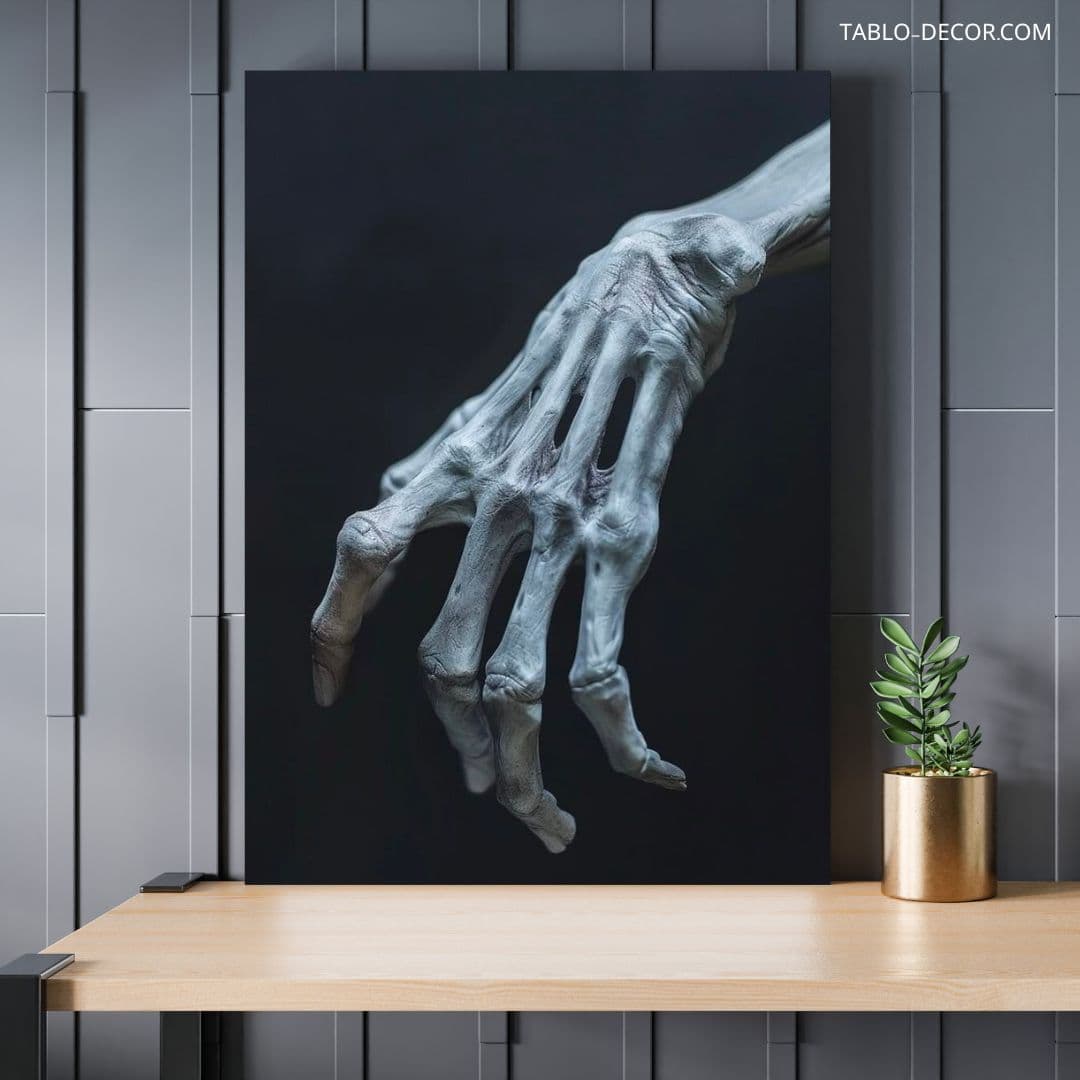 تابلو دست اسکلت Skeleton hand