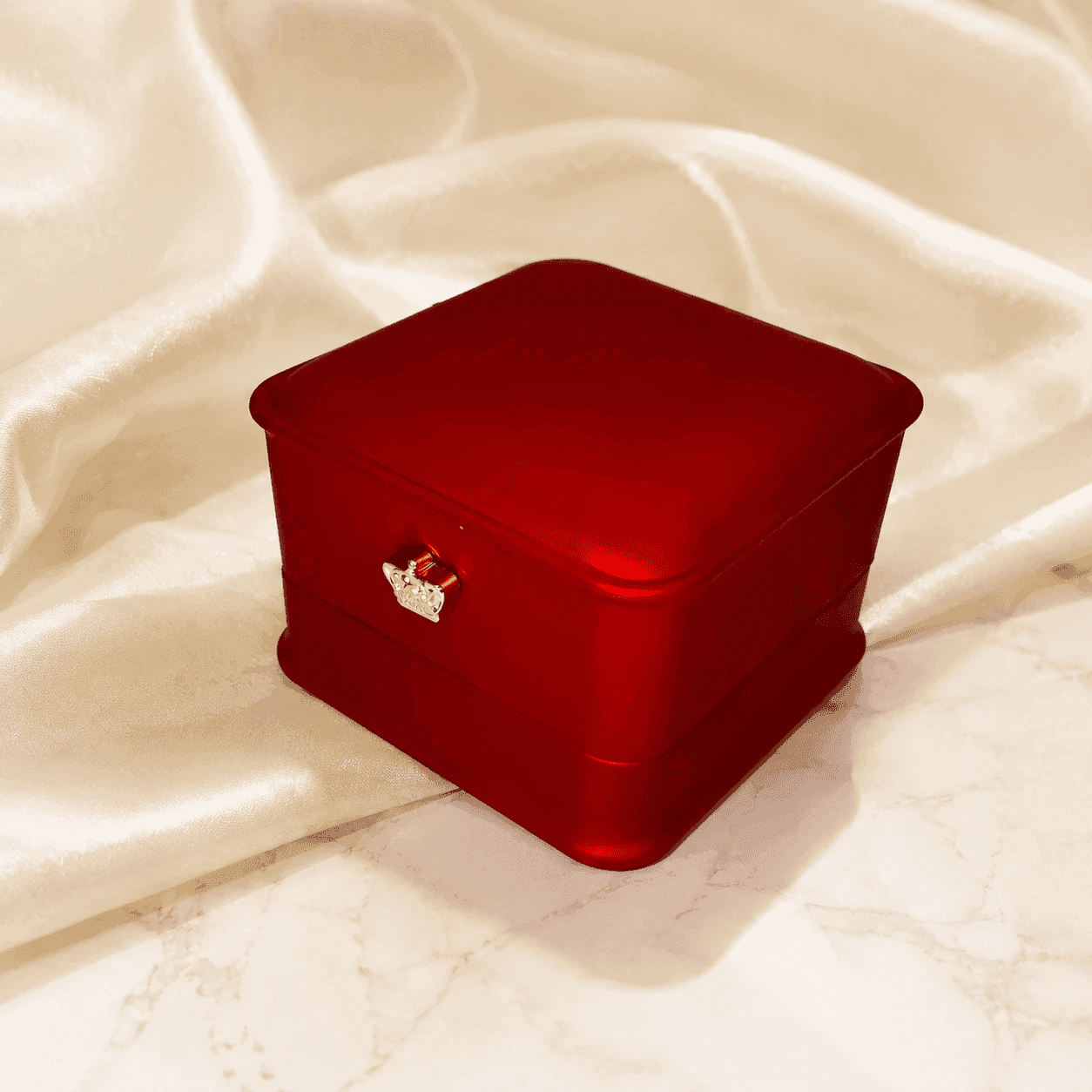 جعبه کادو جواهرات چراغ مخفی (LED) | لوکس و خاص برا سورپرایز