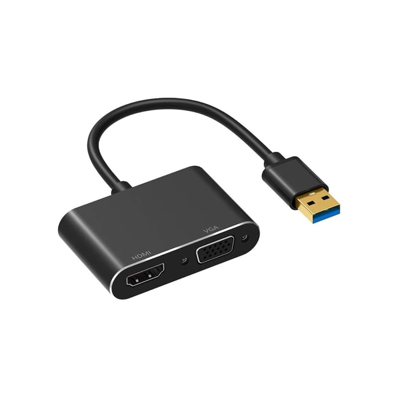 تبدیل USB TO HDMI,VGA صدادار — تصویر ۲