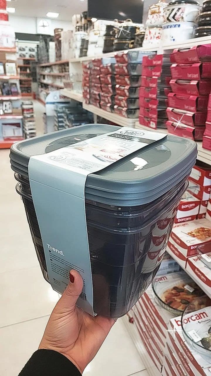 ظرف نگهدارنده 3 تایی هوبی لایف ترکیه کد HOBBY-LIFE-020978 — تصویر ۵