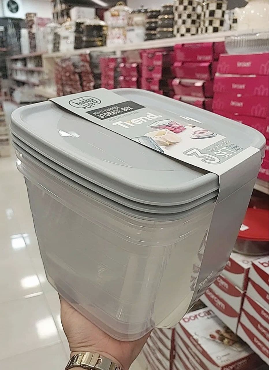 ظرف نگهدارنده 3 تایی هوبی لایف ترکیه کد HOBBY-LIFE-020978 — تصویر ۴