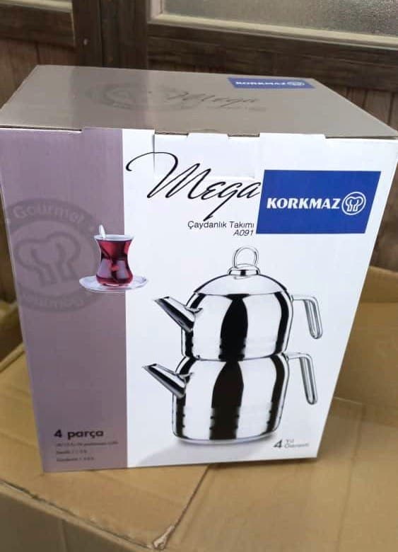 کتری و قوری کرکماز Korkmaz Mega A091 — تصویر ۴
