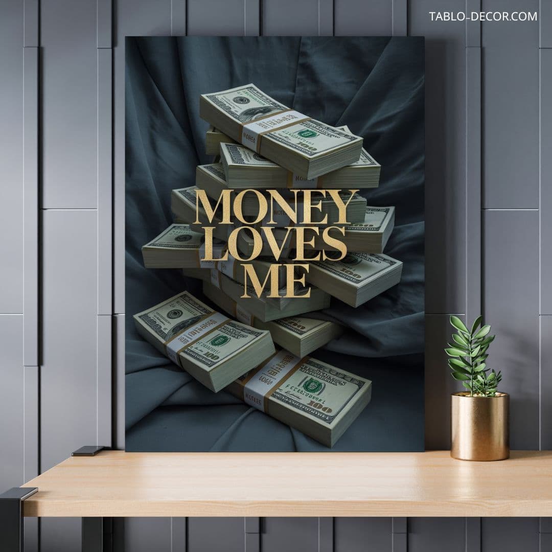 تابلو دلار و ثروت Dollars and wealth