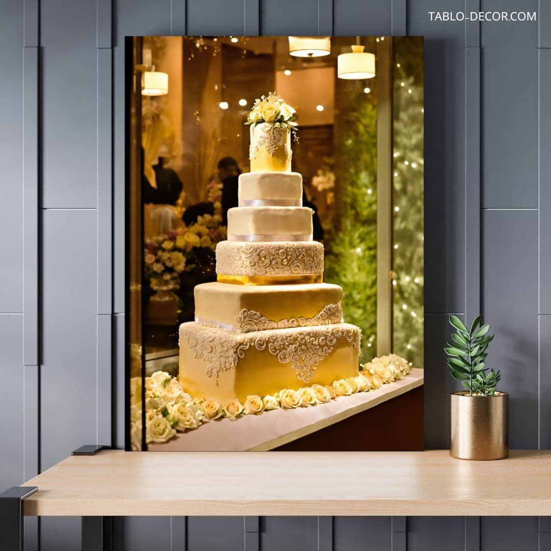 تابلو کیک عروسی wedding cake