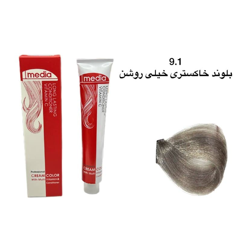 رنگ مو مدیا 9.1