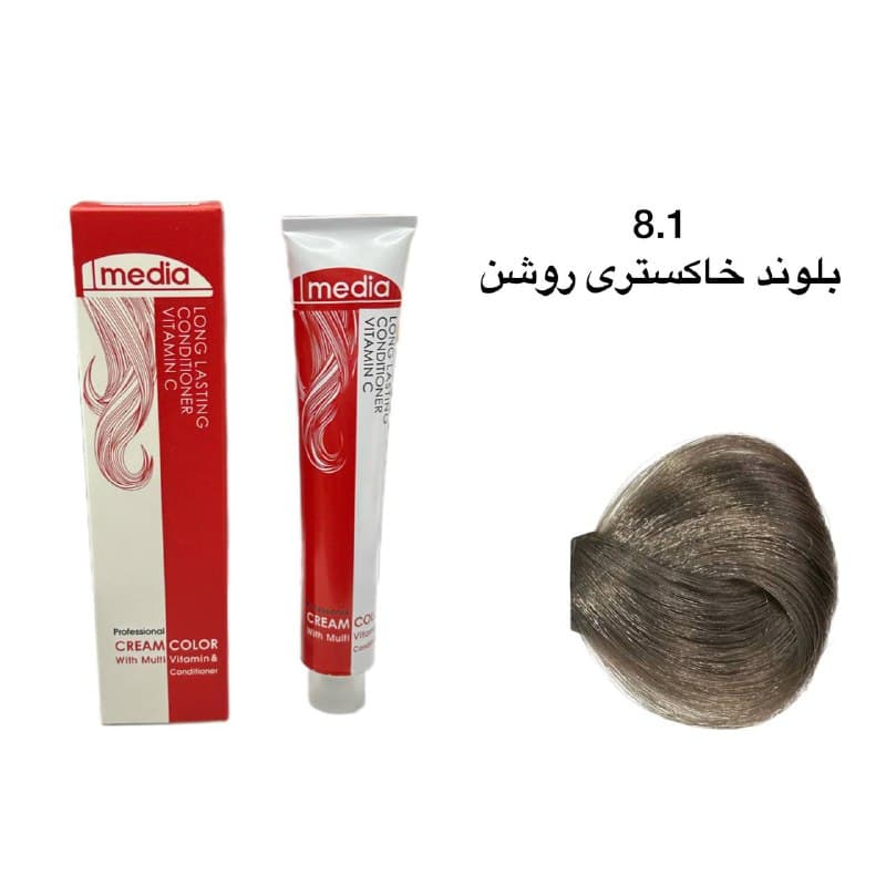 رنگ مو مدیا 8.1