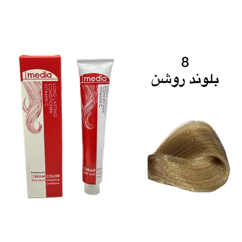 رنگ مو مدیا 8