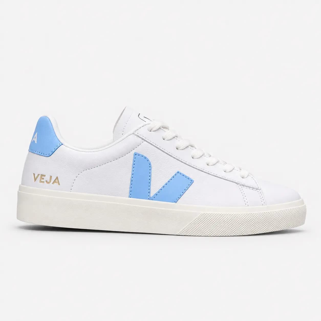 کتونی وجا سفید آبی VEJA White Blue