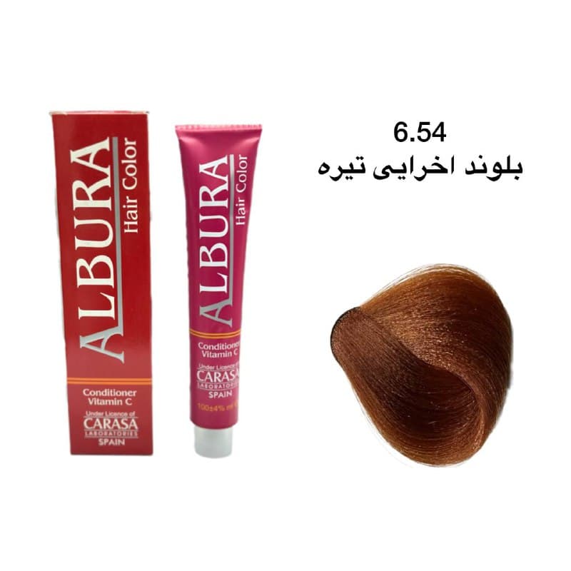 رنگ مو آلبورا 6.54