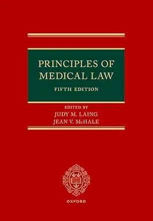 و دانلود نسخه کامل کتاب زبان اصلی Principles of Medical Law | دانلود کتاب خارجی