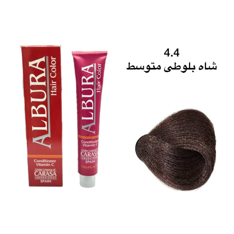 رنگ مو آلبورا 4.4