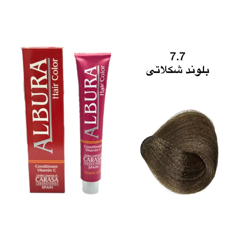 رنگ مو آلبورا 7.7