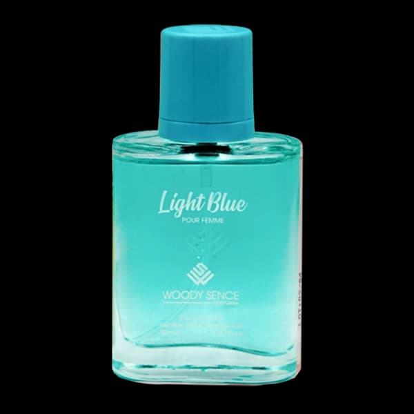 عطر جیبی زنانه وودی سنس مدل لایت بلو Light Blue حجم 30 میلی لیتر
