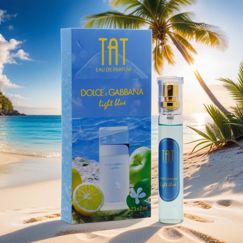 عطر جیبی تات رایحه لایت بلو دی اند جی (TAT Light Blue – Dolce & Gabbana)