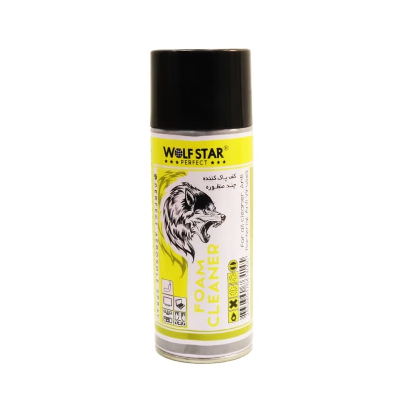 اسپری کف پاک کننده چند منظوره 400ml مارک WOLF STAR — تصویر ۶