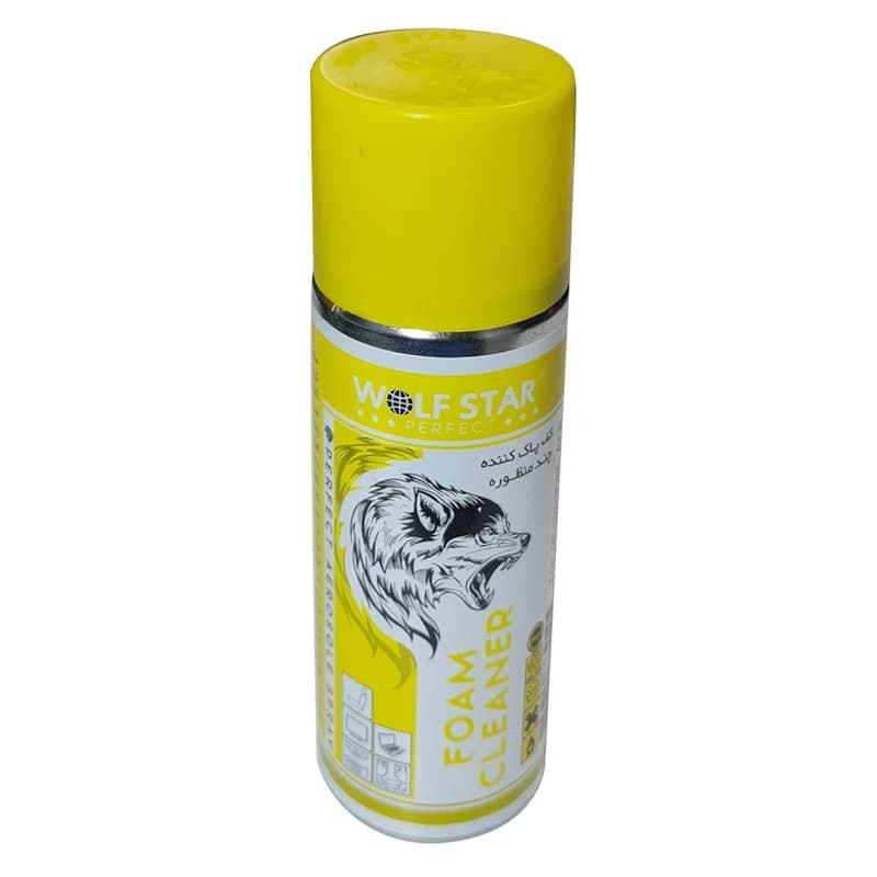 اسپری کف پاک کننده چند منظوره 400ml مارک WOLF STAR — تصویر ۲