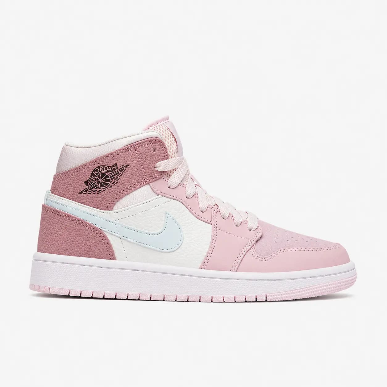 کتونی جردن وان ساقدار صورتی Nike Air Jordan 1 High Pink