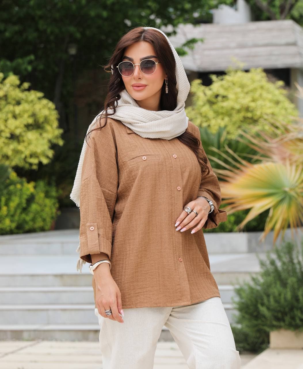 تونیک مانتویی خنک تابستانی زنانه و دخترانه مدل ایونتایا