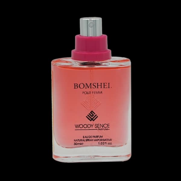 عطر جیبی زنانه وودی سنس مدل بامشل Bomshel حجم 30 میلی لیتر — تصویر ۴