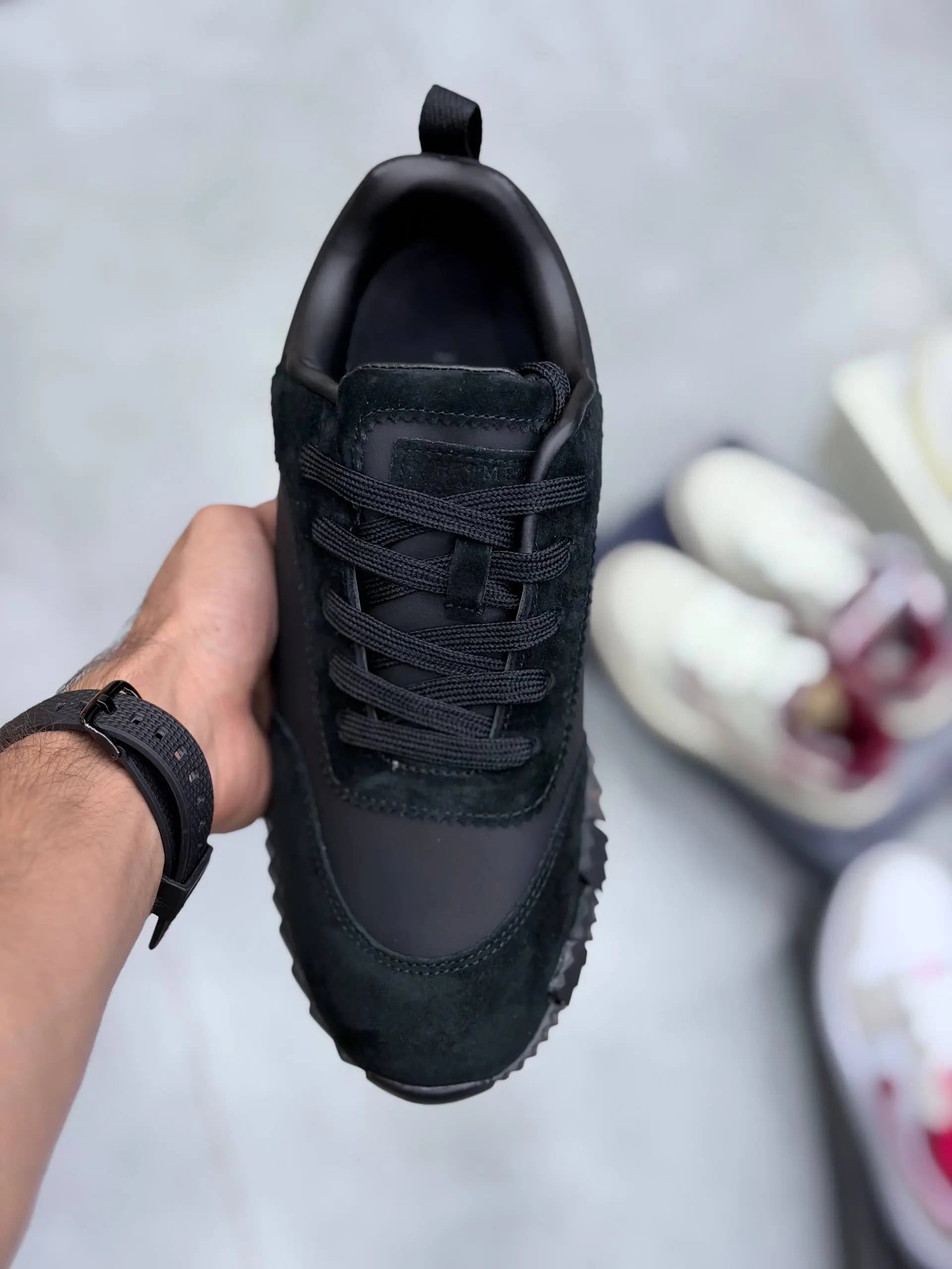 کتونی هرمس مشکی | Hermès Bouncing Sneaker — تصویر ۴