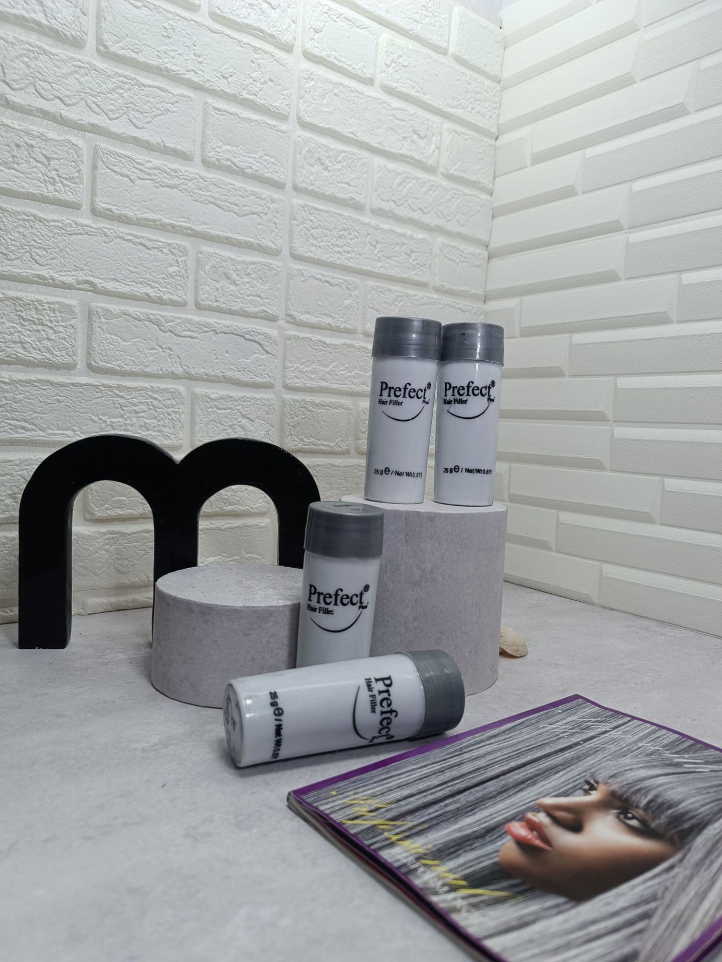 پودر پرپشت‌کننده فوری مو پرفکت پلاس (Prefect Plus Hair Filler 25g)