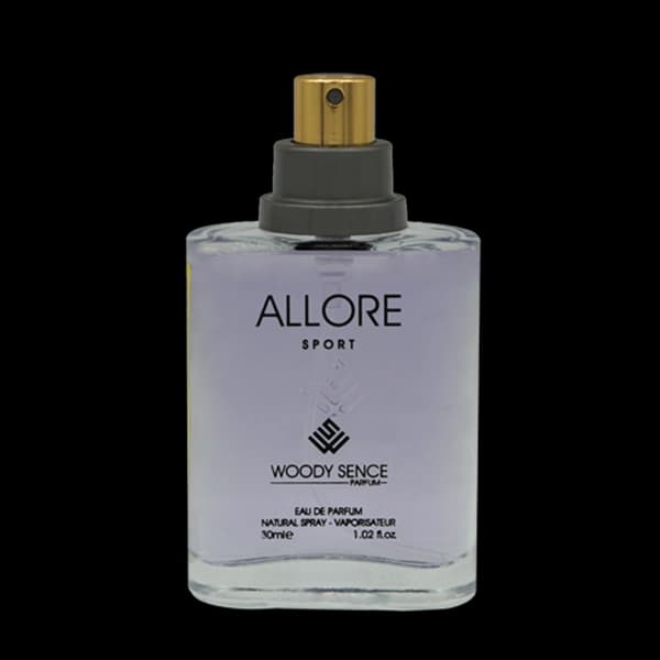 عطر جیبی مردانه وودی سنس مدل آلور اسپورت Allore Sport حجم 30 میلی لیتر — تصویر ۳
