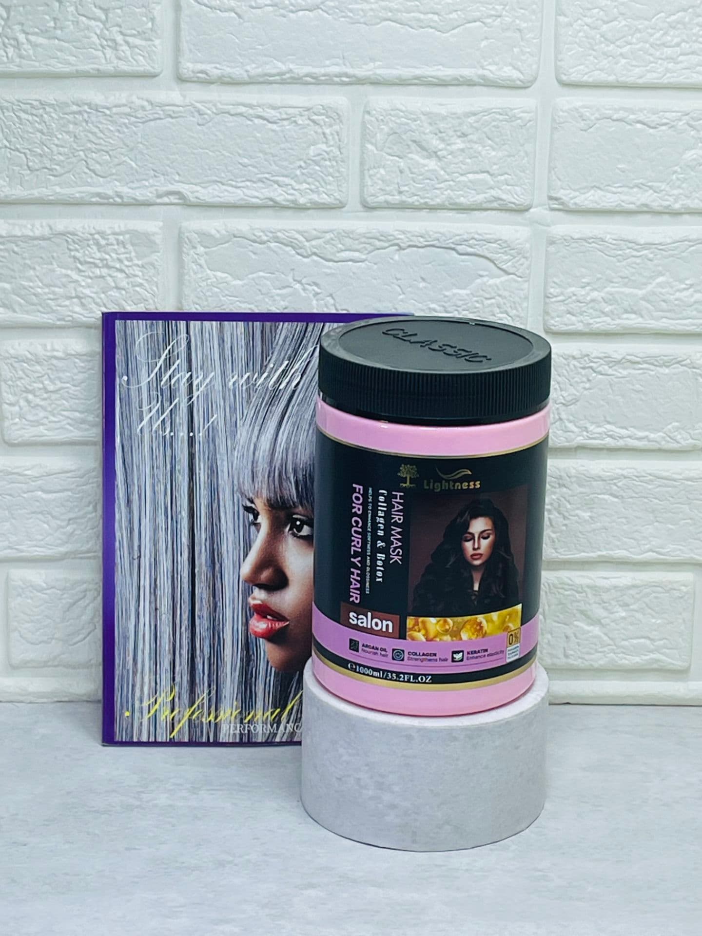 ماسک مو لایتنس کلاژن و بوتاکس مخصوص موهای فر (Lightness Collagen & Botox Hair Mask)