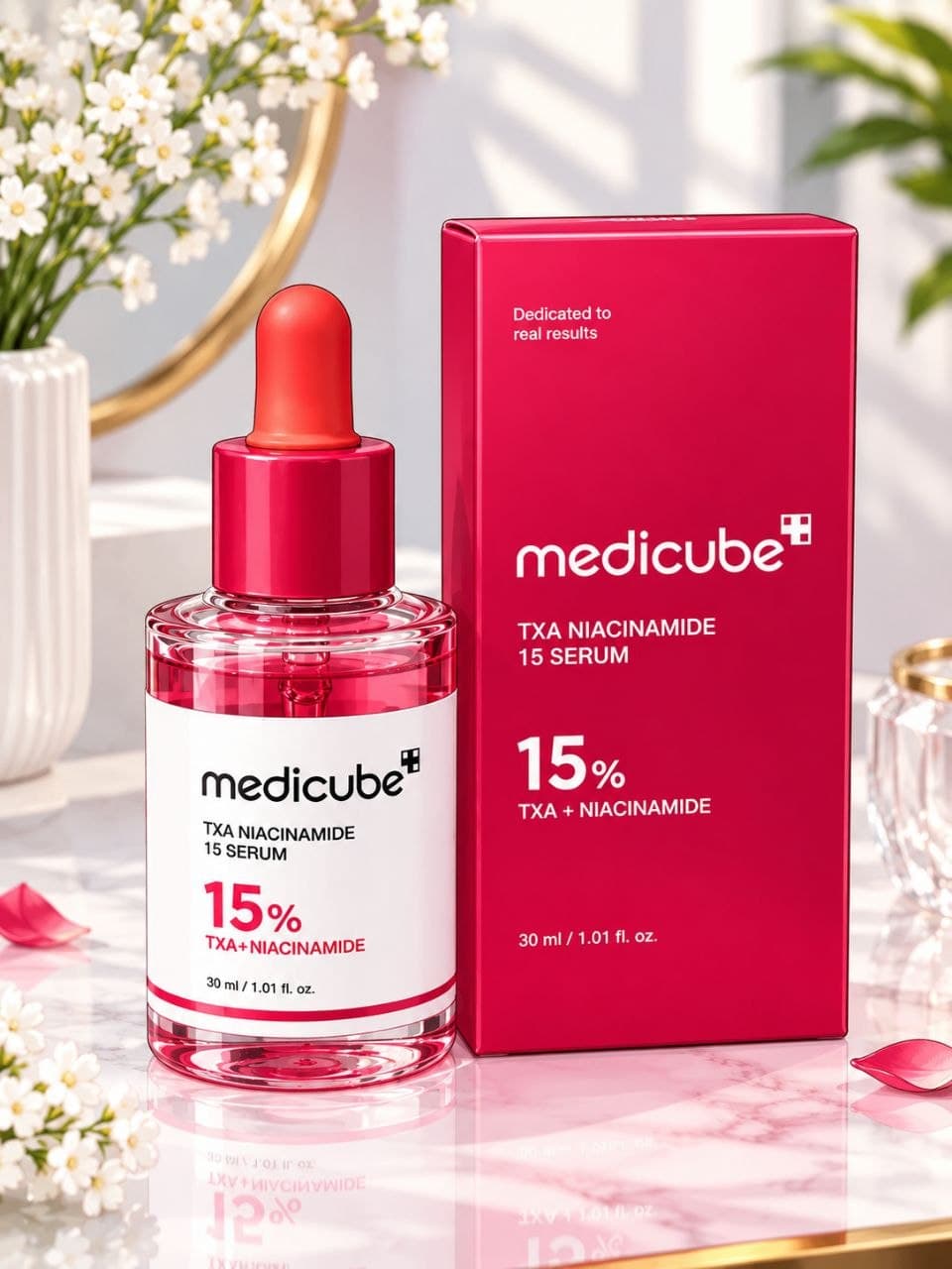 سرم ضدلک و روشن‌کننده مدیکوب TXA نیاسینامید ۱۵٪ | Medicube TXA Niacinamide 15 Serum – 30ml