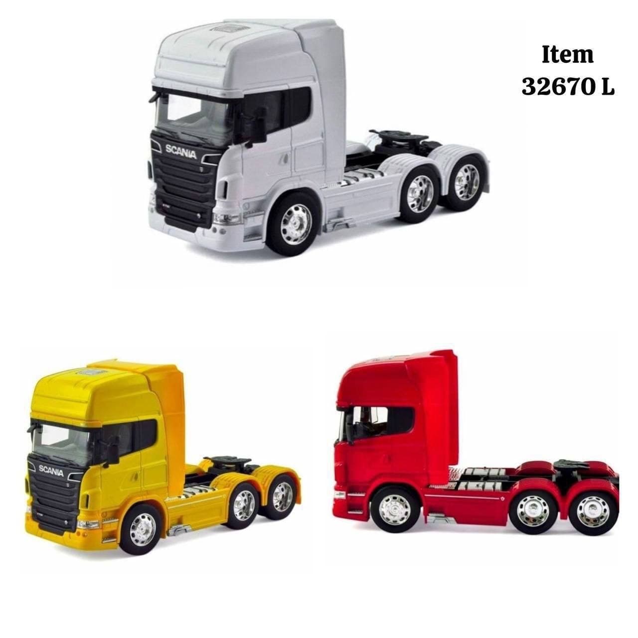 ماکت کله تریلی SCANIA دو محور