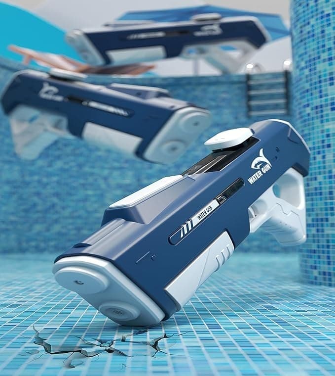 بازی، تفنگ آبپاش برقی Water gun electric suction gun — تصویر ۷