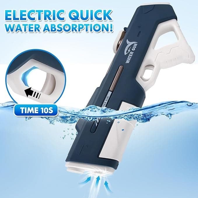 بازی، تفنگ آبپاش برقی Water gun electric suction gun — تصویر ۴