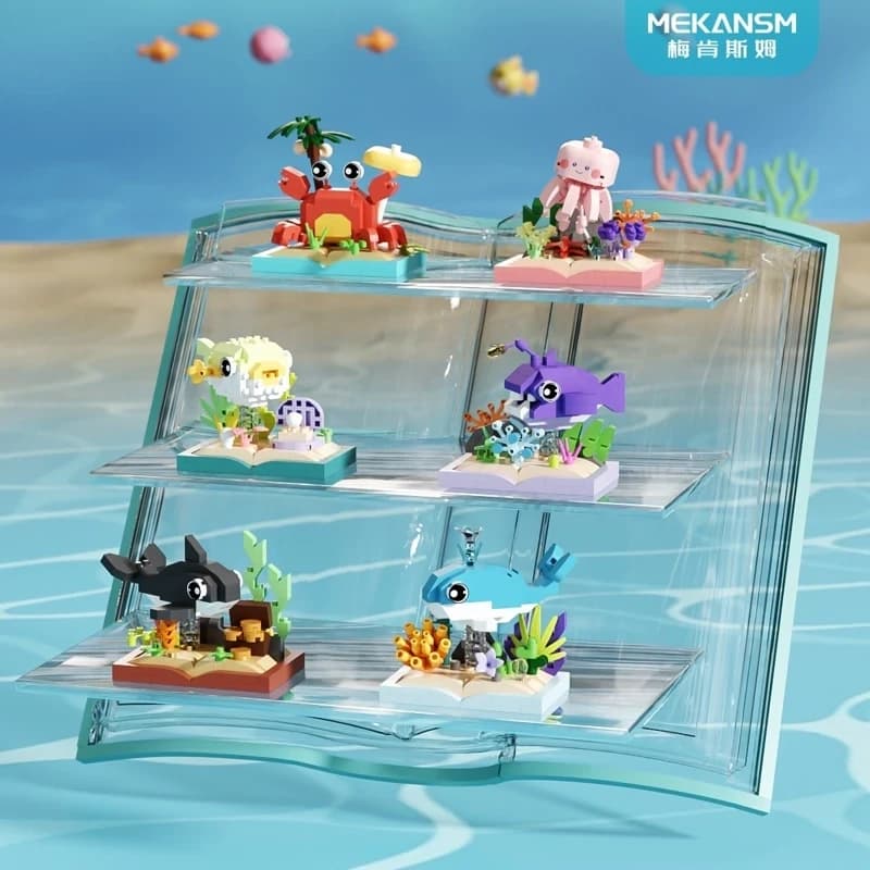 لگو ocean books دنیای زیر آب لگو موجودات دریایی