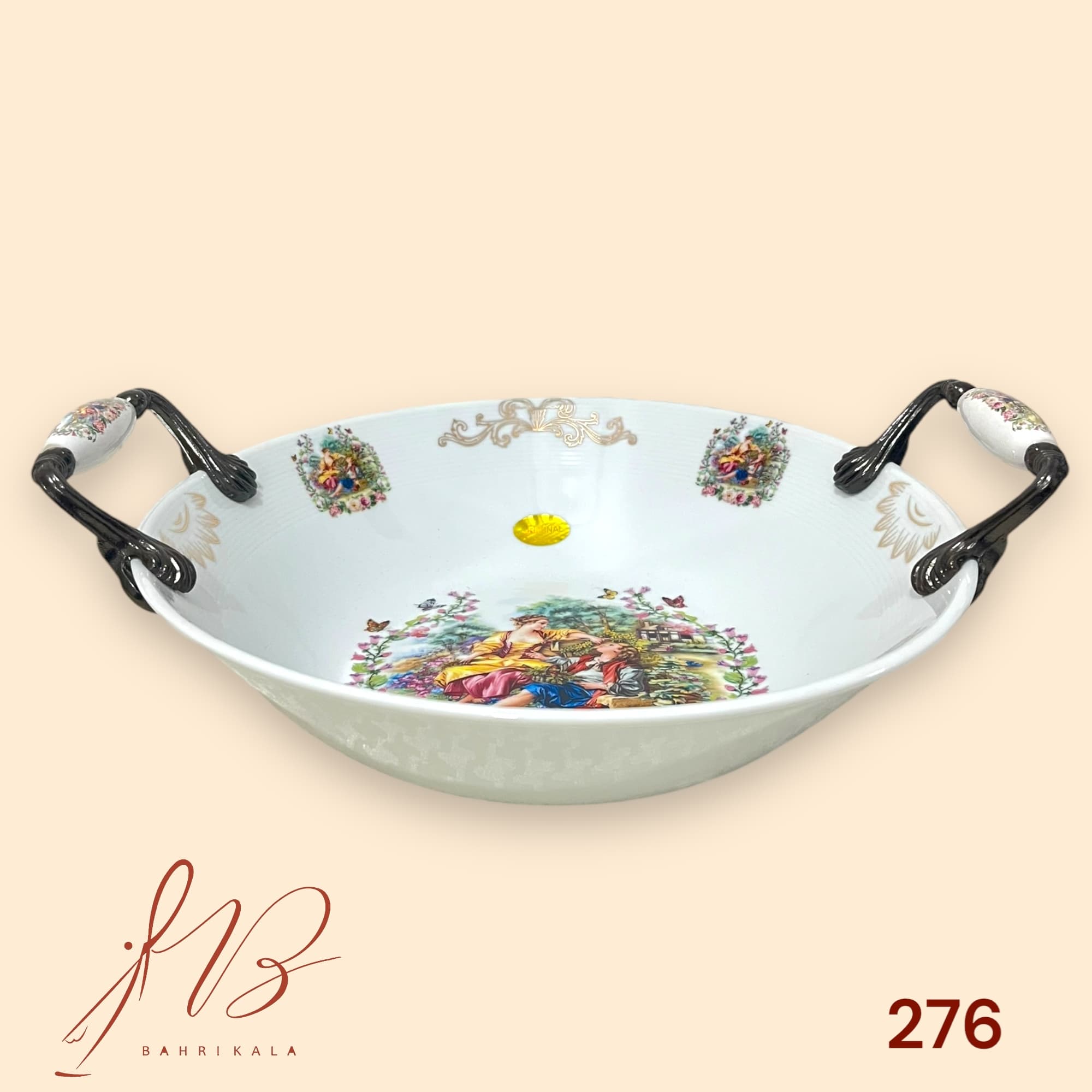 کاسه میوه چینی آتاسای طرح یوسف زلیخا کد276