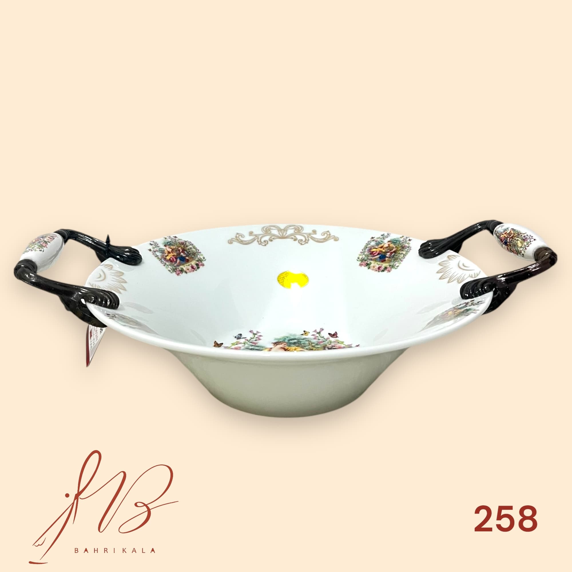کاسه چینی آتاسای طرح یوسف زلیخا کد258