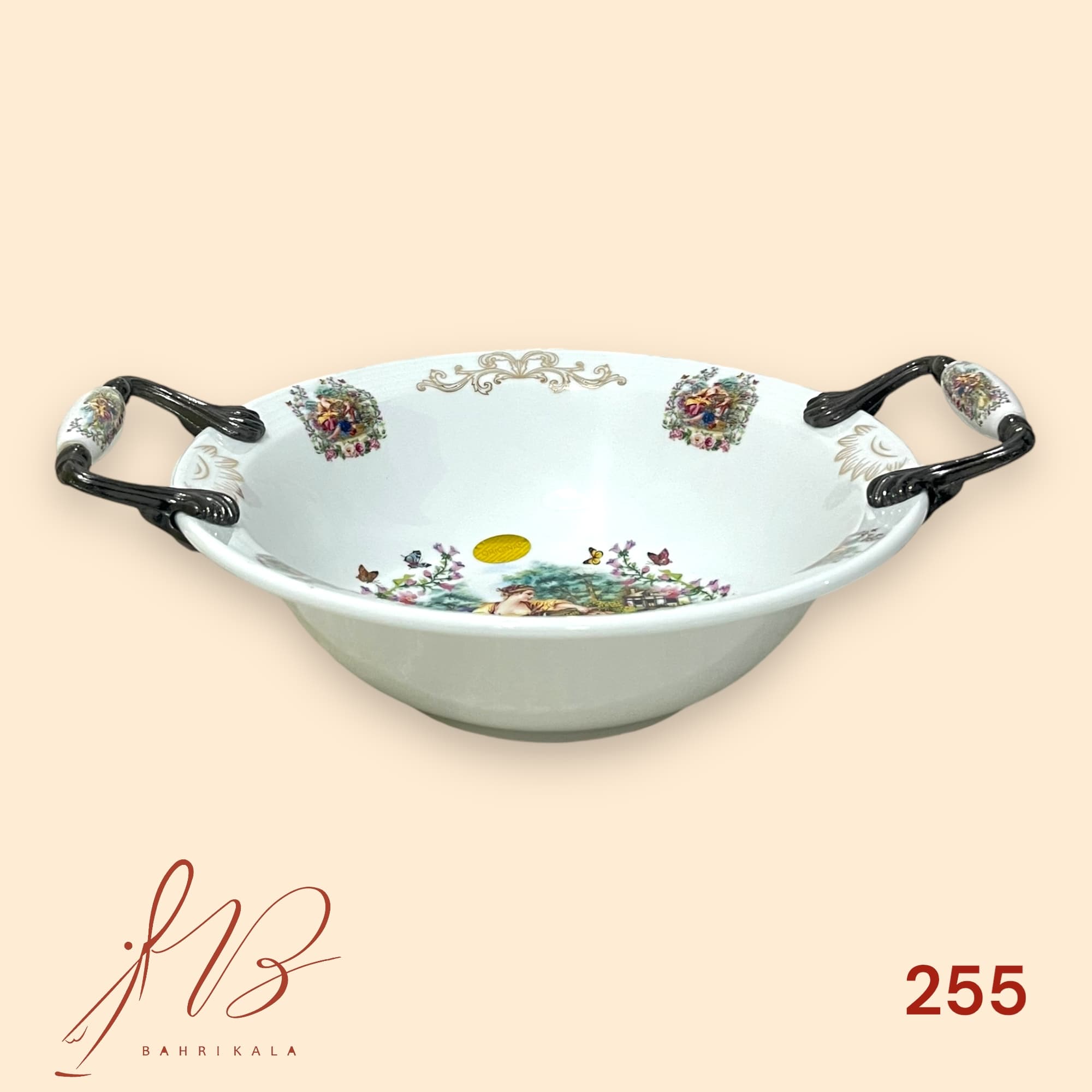 کاسه چینی آتاسای طرح یوسف زلیخا کد255