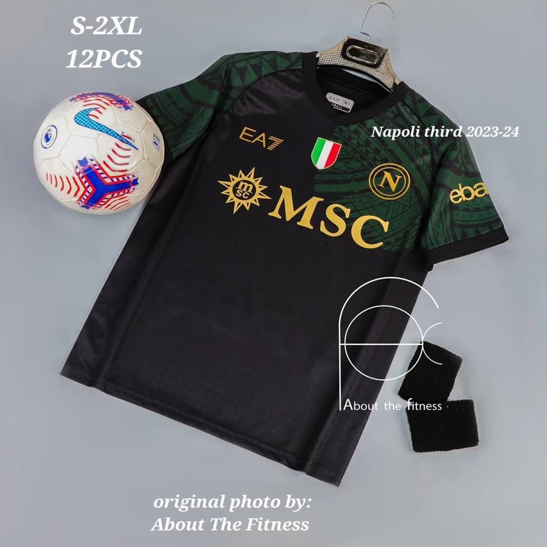 کیت پلیری ناپولی سوم مشکی 2024