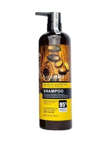 شامپو لایتنس تقویتی و ضد ریزش مو حاوی روغن آرگان 900 میل Lightness Argan Oil Shampoo — تصویر ۳