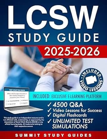 و دانلود نسخه کامل کتاب زبان اصلی LCSW Study Guide: The Pattern Recognition System that Clarifies Tricky ASWB Questions and Equips You for Real Exam Challenges PDF | دانلود کتاب خارجی