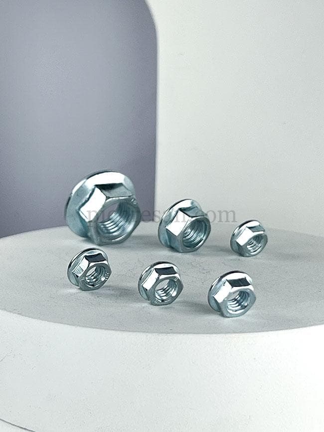 مهره واشردار سایز 6 میلیمتر بسته 250عددی