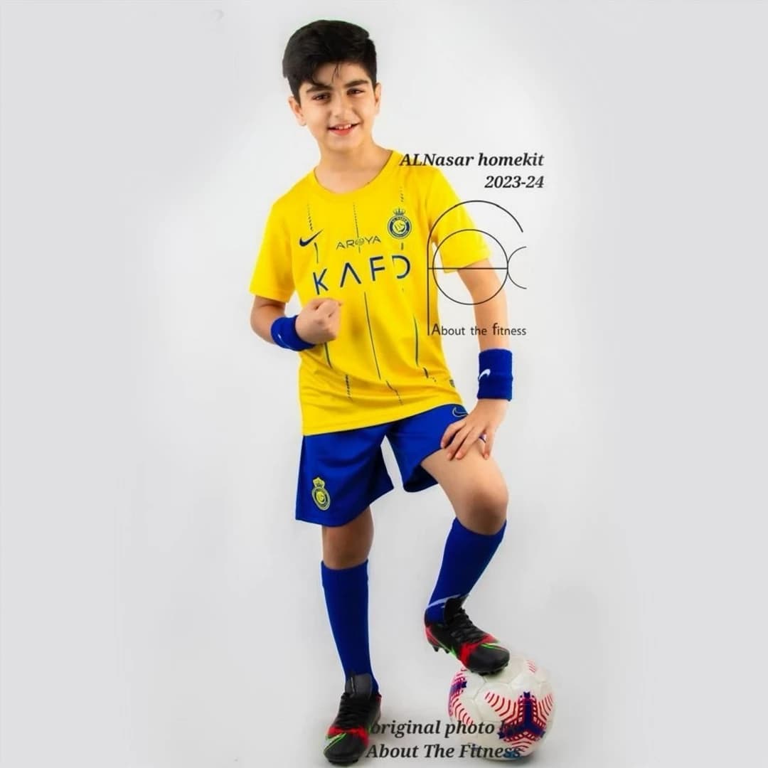 کیت بچگانه النصر اول زرد 2024