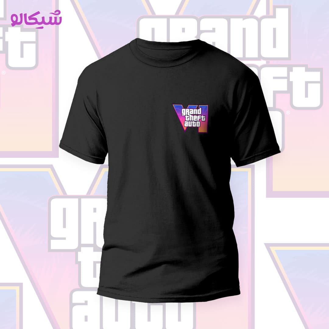 تیشرت GTA VI | تیشرت مینیمال Grand Theft Auto ۶ | مناسب گیمرها