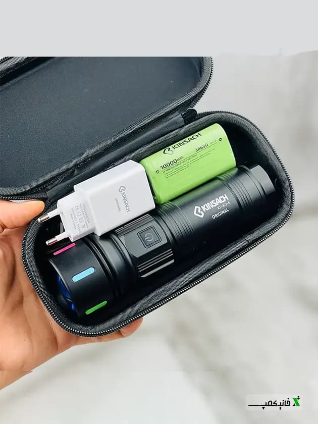 چراغ قوه کینساچ چند رنگ مدل KS-902-4 — تصویر ۵