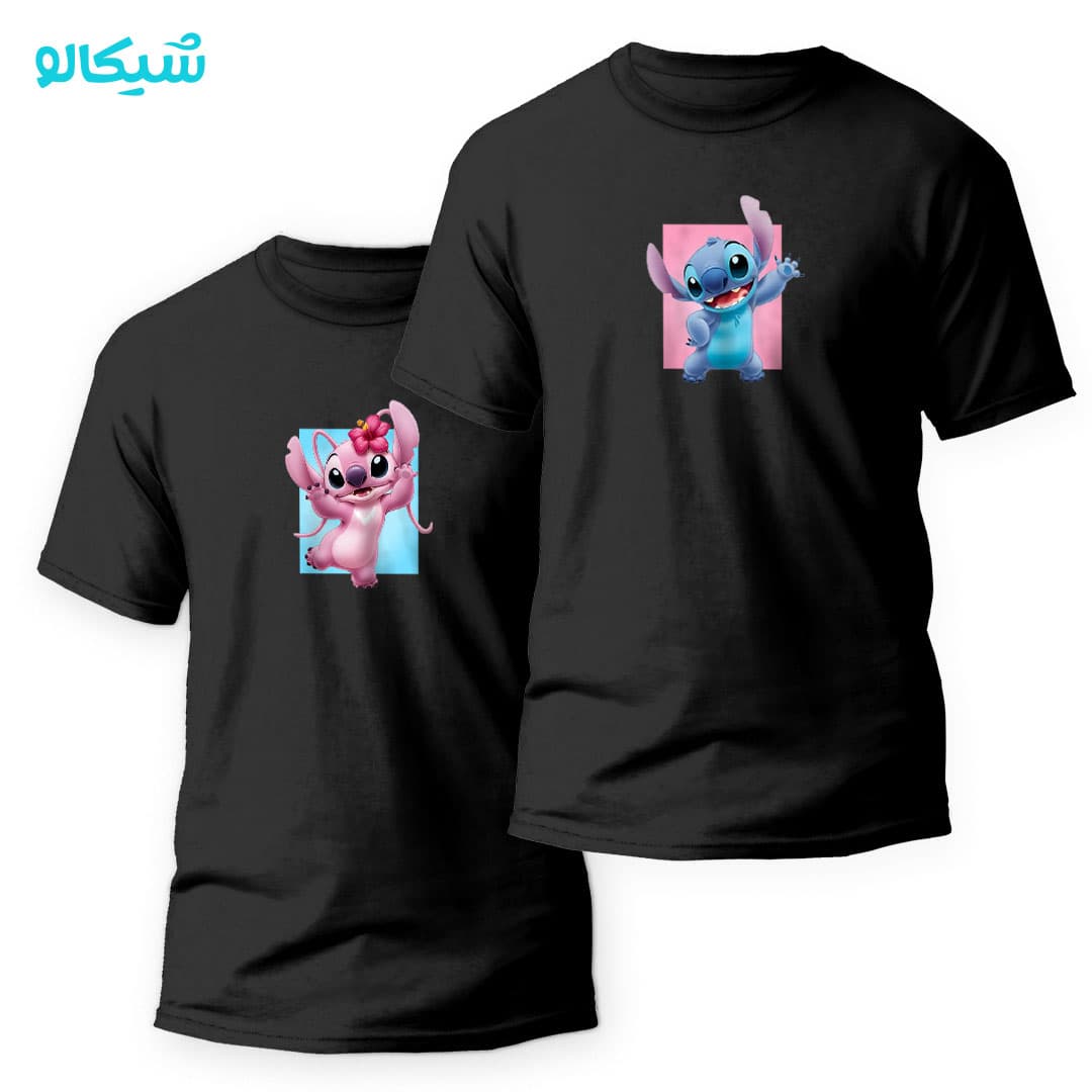 ست تیشرت استیچ و آنجل