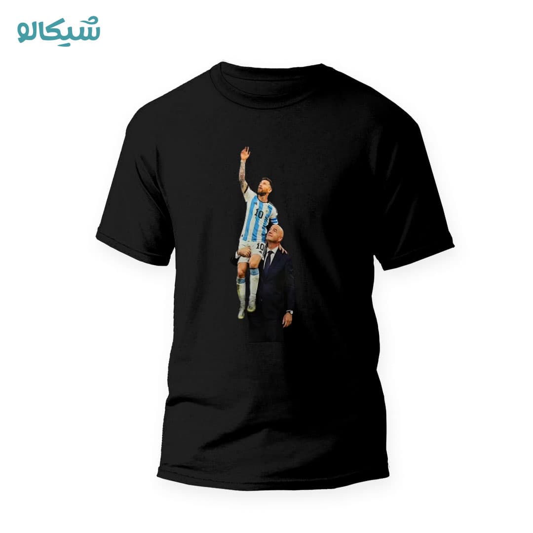 تیشرت طرح پسر فیفا + گردنبند جام جهانی