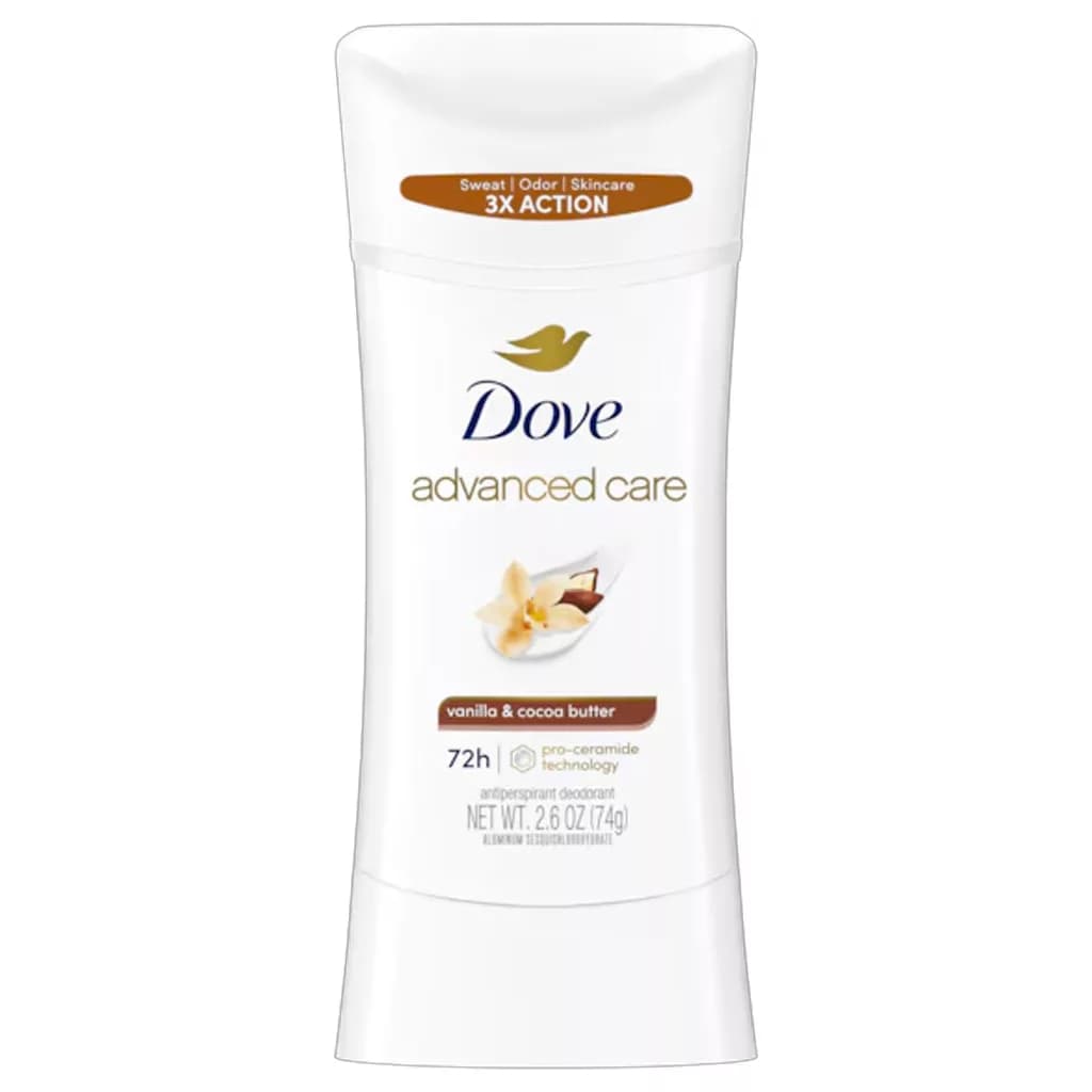 دئودورانت صابونی داو زنانه مدل Advanced Care Vanilla & Cocoa Butter — تصویر ۲