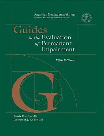 و دانلود نسخه کامل کتاب زبان اصلی Guides to the Evaluation of Permanent Impairment, fifth edition PDF | دانلود کتاب خارجی — تصویر ۲