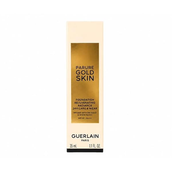 کرم پودر جوانساز و درخشان‌کننده گرلن پارور گلد اسکین (Guerlain Parure Gold Skin Foundation) — تصویر ۲