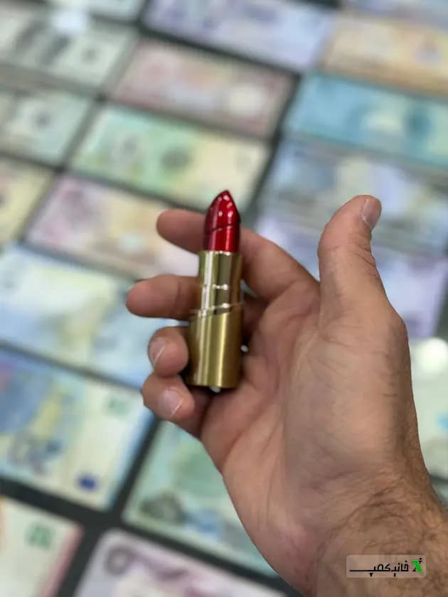 فندک گازی زنانه طرح رژ لب — تصویر ۳