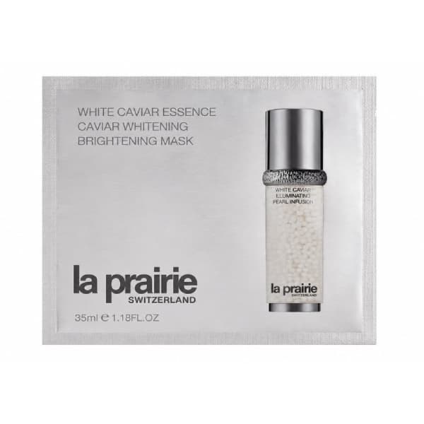 ماسک ورقهای روشنکننده و درخشانکننده لا پریری وایت کاویار (La Prairie White Caviar Essence Brightening Mask)