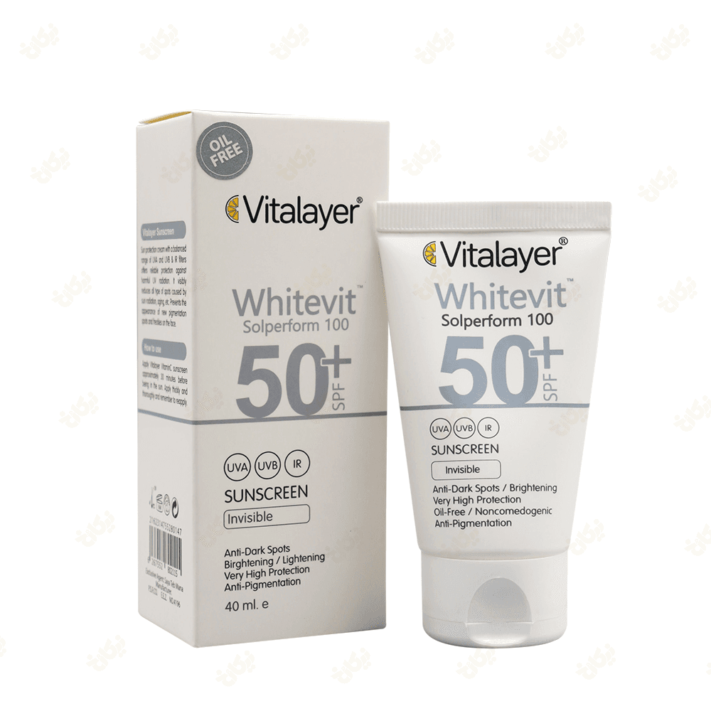 کرم ضد آفتاب ضد لک وایت ویت ویتالیر 40ml (بی رنگ)